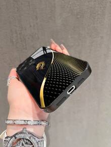 1 件创意简约金龙图腾图案高清钢化玻璃手机壳，适用于 Apple 17 Pro Max/17 Air/16 Pro Max/15/14 Plus/13/12/11/XR/8P 和 Galaxy S25/S24/S23 Ultra/S22/S20/Note20/Note10/A56/A53/A14/A05 - 彩色 - 查看 5