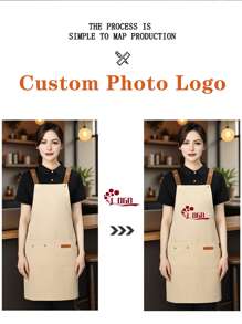 Custom Logo Apron,Custom Apron, Personalized Logo Apron, Restaurant Apron, Chef Apron, Barista Apron, Apron With Pockets, Custom BBQ Apron, Baking Apron,Custom Kitchen Apron, Father's Day Gifts, Father's Day Gifts,Mother's Day Gifts,Gifts For Mom