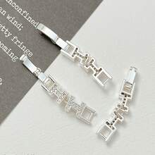 4pcs Copper Minimalist Hip-Hop Style Adjustable Extension Clasp For DIY Bracelet & Necklace - Multicolor - View 16