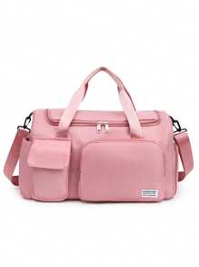 Sportowa torba na siłownię dla kobiet i mężczyzn, torba na ramię typu crossbody, z przegródką na buty i kieszeniami na rzeczy suche i mokre, trening fitness, joga, pilates, pływanie, plaża, bagaż, torba podróżna, torby damskie