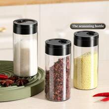 1 件家用调味瓶、户外烧烤盐胡椒瓶、辣椒孜然香料储存容器、厨房调味盒、学校用品