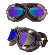 1pc Vintage Anti-Wind, Anti-Dust, Anti-Sand Cycling Goggles, Protective Eyewear For Cycling, Motorcycling, E-Bike, Helmets