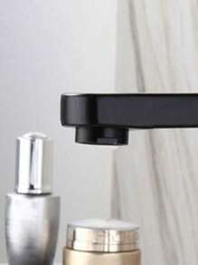 1pc Bathroom Black Faucets Hot And Cold Mixer Faucets Vanity Bathroom Kitchen Deck Mounted Bathroom Sink Faucets,Bathroom Sink Faucet