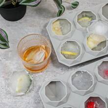 1/3 pezzi di stampo per cubetti di ghiaccio in silicone, stampo a forma di diamante con 6 cavità, adatto per la creazione di gelatine, ideale per bar, pub e per fare cubetti di ghiaccio per il vino