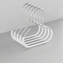 5pcs Circular Silk Scarf Hanger, Multi-Functional Simple Tie Organizer, Dipped Plastic Anti-Slip Traceless, Home Storage Rack For Scarves Towels Belts Wraps Accessories Display Organization - Multicolor - View 13