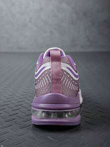 Versatile Plus Size Lightweight Breathable Mesh Sneakers, Casual Mesh Shoes, Gradient Air Cushion Running Shoes, Women's Sports Shoes, Soft Comfortable Casual Shoes, Soft Sole Traveling Shoes, Student Campus Shoes, Women's Jogging Shoes, Simple Comfortable Walking Shoes, Women's Student Training Shoes, Gradient Color Shoes, Men's Sports Shoes, Men's Casual Running Shoes, Couple Traveling Shoes, Women's Road Running Shoes, Men's Road Running Shoes, Couple Travel Shoes, Fashion Shoes - Purple - View 7