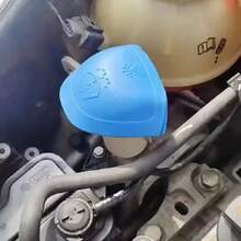 3 Stück Autoscheibenwischwasser Behälter Deckel - aus strapazierfähigem Gummi, passend für 46 mm - 50 mm, inklusive Trichter zur Scheibenreinigung