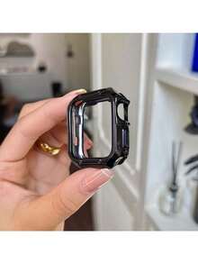 1 件柔软防震防刮边缘保险杠保护壳，适用于 Ultra 3/2/1、SE、S10/S9/S8/S7/S6/S5/S4/S3/S2/S1、40/41 毫米、42/44/45/49 毫米，金色、银色、黑色、星空、玫瑰金