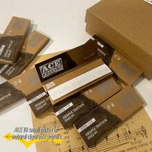 10PCS/20PCS/50PCS Rolling Paper ACE Pre-Rolled Paper Cigarette Wrapping Paper Cigarette Paper 78mm Black - Multicolor - View 11