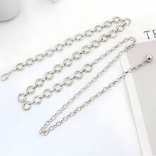 Vòng tròn thời trang đa năng cho phụ nữ, dây thắt lưng kim loại, trang trí cho váy vest, phụ kiện thắt lưng mỏng có thể điều chỉnh - Vàng - Xem 5