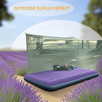 1 pièce Moustiquaire pliable pour l'extérieur - Vert militaire Portable Camping Filet tactique - Convient pour une personne seule ou un couple, protection anti-moustiques extérieure indispensable