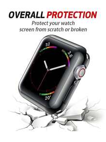 2pcs Black Stainless Steel Metal Adjustable Apple Watch Band + TPU Protective Case & Screen Protector Compatible With Apple Watch Ultra 3 2 1 Series 10/9/8/7/6/5/4/3/2/1, 38mm 40mm 41mm 42mm 44mm 45mm 46mm 49mm, Suitable For Men & Women