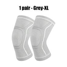 1 Paar elastische Kompressionsärmchen für das Knie, warme Kniestütze für Männer und Frauen, geeignet für Outdoor-Sport und Training