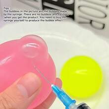 1/2/4/5个装自制挤压泡泡玩具，粘性慢回弹减压球，挤压玩具，手指玩具，Taba可爱玩具，夏季降温玩具，派对礼品，减压玩具，礼盒填充物，生日礼物（不含气枪） - 彩色 - 查看 8
