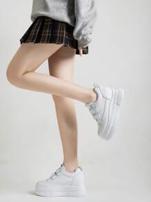 Alan Vincent It Is Recommended To Take One Size Larger,If You Usually Wear Size 37, Choose Size 38 White Shoes For Women 2025 Classy Aesthetic New Style Casual Shoes For Women, Ladies Platform Shoes, Outdoor Comfortable Sneakers, Internal Increase 5cm, Party Shoes, Suitable For Short Women