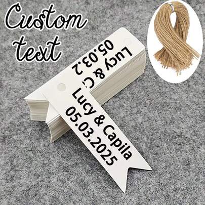 108 etiquetas personalizadas de agradecimiento, etiquetas de papel kraft, fiesta, boda, cumpleaños, etiquetas de regalo