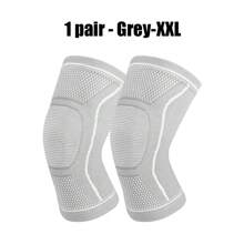 1 Paar elastische Kompressionsärmchen für das Knie, warme Kniestütze für Männer und Frauen, geeignet für Outdoor-Sport und Training