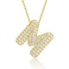 Single Letter Golden Elegant Pendant, Women Jewelry, Necklace, Bracelet DIY, Accessories For Women, Mother's Day, Teacher's Gift, Daily & Festival Wear