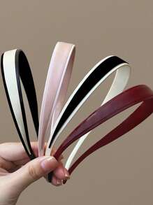 1pc The New Simple Retro Feeling, Acetate Double Color High-End Rich Pressed Hair Headpiece, Fashion Glasses Hair Accessories Headband Hairband Diadema Hair Hoop