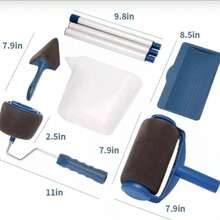 Set de 2 Rodillos Para Pintar Easy Paint Roller - Azul - Ver 5