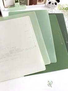 5pcs Plastic L-Shaped A4 Folder, Frosted Waterproof Plastic L-Shaped A4 Folder, Document Envelope Office Folder Pocket Bag, Document Envelope Folder Pocket Bag,Back To School,School Supplies