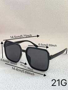6 piezas Gafas de moda poligonales para mujer, accesorios decorativos Y2K para verano, playa, vacaciones, al aire libre y viajes