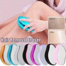 1pc Armpit Painless Crystal Hair Remover, Men's And Women's Crystal Hair Remover, Quick Painless Magic Crystal Hair Remover, Arm, Leg, Back And Body, Skin Exfoliating Hair Remover, Washable And Reusable, Portable