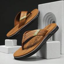 (Tamanho Pequeno) Chinelos Masculinos Novos para Verão 2025, Antiderrapantes e Antiodor para Uso Externo, Sandálias Esportivas Casuais para Praia