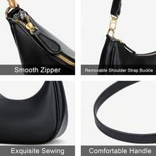 Shoulder Bag For Women Small Purse Cute Clutch Hobo Handbag  Crescent Bag - Red - View 11