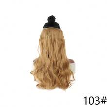 Long Synthetic Invisible Hair Clipless Hair Extensions Fish Line Hair Piece Hair Extensions, Water Wave Wigs For Women - Multicolor - View 6