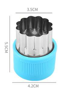5pcs/10pcs Stainless Steel Vegetable & Fruit Shaped Cookie Cutter Molds, Flower Design Cutter, Adorable Fruit Salad Shaper, Mini Baking Cookies Mold, Fruit Slicer, Embossing Mold For Dumplings, Biscuits, Veggies Flower Cutting Tool