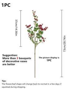 1/80支仿真丝玫瑰花，逼真植物，适用于家居、餐厅、客厅、户外花园装饰，母亲节礼物、生日礼物、毕业礼物、婚礼季、插花艺术、摄影道具、秋季、春季、花瓶、花墙、花环、新娘捧花、婚礼装饰、DIY花环材料、生日派对装饰、家居装饰配件、情人节 - 紅色 - 查看 2