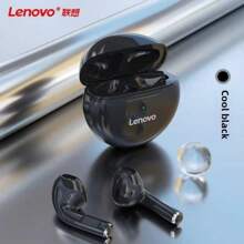 Lenovo سماعات أذن لينوفو التي تعمل بتقنية البلوتوث اللاسلكية HT38 قطعة واحدة، سماعات رياضية مع صوت عالي الجودة وجودة باس، مقاومة للعرق، خفيفة الوزن وملائمة بشكل مريح للرجال والنساء، فكرة هدية، باللونين الأبيض والأسود، هدية مناسبة للأعياد