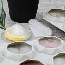 1/3 pezzi di stampo per cubetti di ghiaccio in silicone, stampo a forma di diamante con 6 cavità, adatto per la creazione di gelatine, ideale per bar, pub e per fare cubetti di ghiaccio per il vino