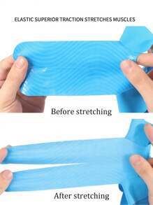 5 pezzi Nastro kinesiology per ginocchia, ginocchiere, nastro antiabrasione per i muscoli, nastro di supporto articolare in spandex, impermeabile e traspirante, taglia universale, appositamente progettato per la protezione sportiva e gli accessori, allevia il disagio, con funzione di compressione fissa, adatto per ciclismo estivo, trekking, arrampicata, corsa, palestra e allenamento all'aperto