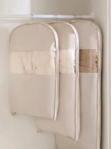 Bolsas de almacenamiento de ropa colgantes que ahorran espacio, funda de compresión para chaquetas de plumón con cremallera de autcompresión, bolsa de almacenamiento al vacío colgante, funda antipolvo para chaquetas de plumón, abrigos, vestidos, bolsa reutilizable para accesorios y artículos escolares