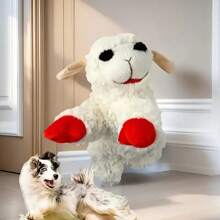 1 Pet Play Time, Cute Sheep Shaped Plush Dog Toy - Soft, Cute, Durable Chewing Toy For Medium Sized Dogs - Battery Free Interactive Play Companion, Puppy Toy - I Love This Wave Of "Cropping Head Kill"
