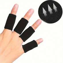 10 piezas de mangas de compresión elásticas para los dedos, de material de nailon, soporte y protección para deportes y lesiones, adecuadas para baloncesto y voleibol. Adecuado para deportes y ejercicio, regalo perfecto, equipo de soporte deportivo | Soporte para pulgares | Mangas cosidas