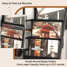 Vinyl Record Storage With Turntable Stand Record Player Stand With Record Storage Up To 280 Albums Record Player Cabinet With Vinyl Storage CD Rack For Vinyl Record Player Turntable Media Stereo - SereneBlack1 - View 3
