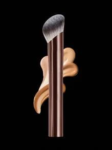 1 Stück Make-up Pinsel Set mit Puderpinsel, Concealer Pinsel, Kosmetikpinsel mit langem Griff und schräger Form für Foundation