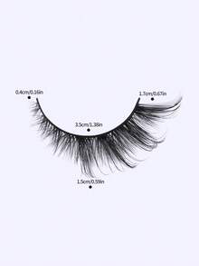 5 Pairs Fox Eye False Eyelashes Fox Eyelashes Winged Lashes Faux Mink Fluffy Hairs Soft Natural Eye Lashes Makeup Tool For Beauty Travel Gifts - 狐狸眼睫毛 - 查看 4