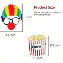 36Pcs Circus Photo Booth Props Set, With Stickers, Fun Carnival Theme Party Decorations For Wedding, Birthday, Party, Photobooth Props With Mustache, Hat, Glasses, Lips, Bow Tie