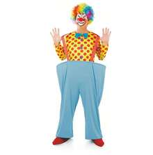 Morph Costumes Fun Shack Adult Clown Costume - Funny Fancy Dress For Circus Parties, Halloween Celebrations, And Carnival Events - High Quality Outfit - Blue - View 2