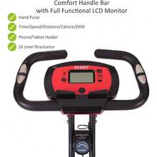 2025 Hottt New Arrivals-YYFITT Foldable Fitns Exercise Bike  Ristance Bands, 16 Magnetic Ristance Levels  Pulse Sensor, PhoneTablet Holder  Ooth And Quiet Cycling-Parent - Bildfarbe - View 6