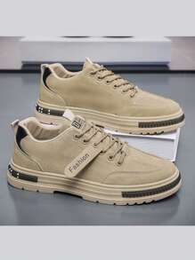 Men's All-Season Functional Shoes Work Safety Shoes - Non-Slip, Durable, Breathable Low-Top Lace-Up Sneakers, High-Quality Fabric Soft Upper PU Upper And PVC Rubber Sole, A Variety Of Multi-Color Khaki, Gray Are Very Suitable For Leisure And Outdoor Activities Travel Mountaineering Construction Site Work Safety, Walking Multi-Functional Shoes