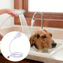 1 Pc Multifunctional Shower Head Faucet Adapter With Quick Connector, Suitable For Dorm, Bathing, Pet Washing