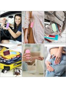 1-2set Reusable Silicone Straws With Case - Foldable, Portable Drinking Straws For Travel & Parties