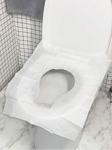 10/20/30/50/100PCS Toilet Seat Cover Toilet Lid For Bathroom Accessories Bowl Disposable Mat Protector Products Household Merchandises Home Disposable Plastic Toilet Seat Cover Portable Safety Travel Bathroom Toilet Paper Pad Bathroom Accessory