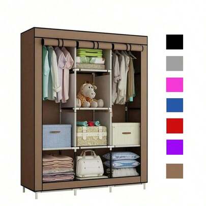 Closet Armable Ropero Rack Guardaropa Recamara Organización, Bonito, Práctico Y Resistente. Armario Plegable Organizador de Ropa