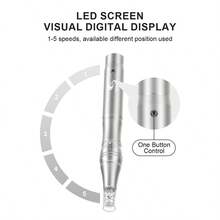 500mAh Electric Micro-Needle Beauty Pen L1 With 10 Replaceable Needle Heads